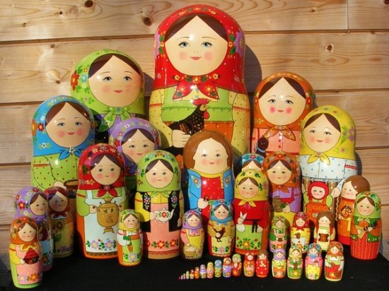 Russian soul of the Nested doll